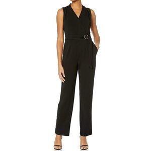 Tahari Black Classic Jumpsuit.